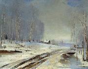 Alexei Savrasov Rasputitsa oil on canvas